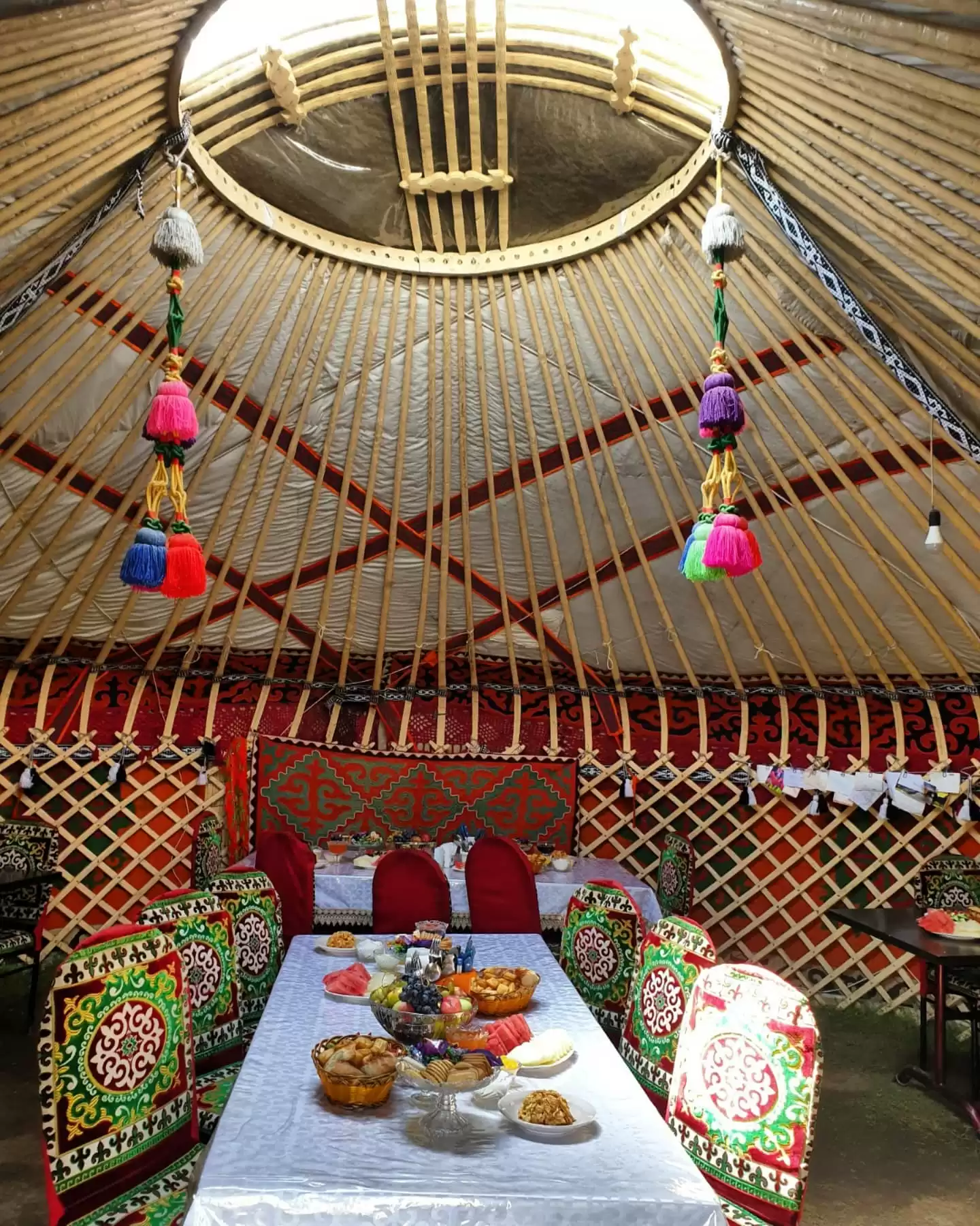 Authentic yurt stay in Kyrgyzstan offering a peaceful mountain escape